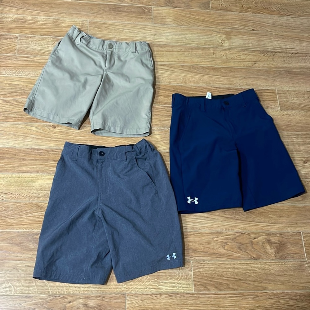 Boys under armour dri fit dress golf shorts